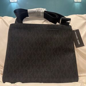 Michael Kors Jet Set Men’s Unisex Black Signature Crossbody Medium Bag NWT